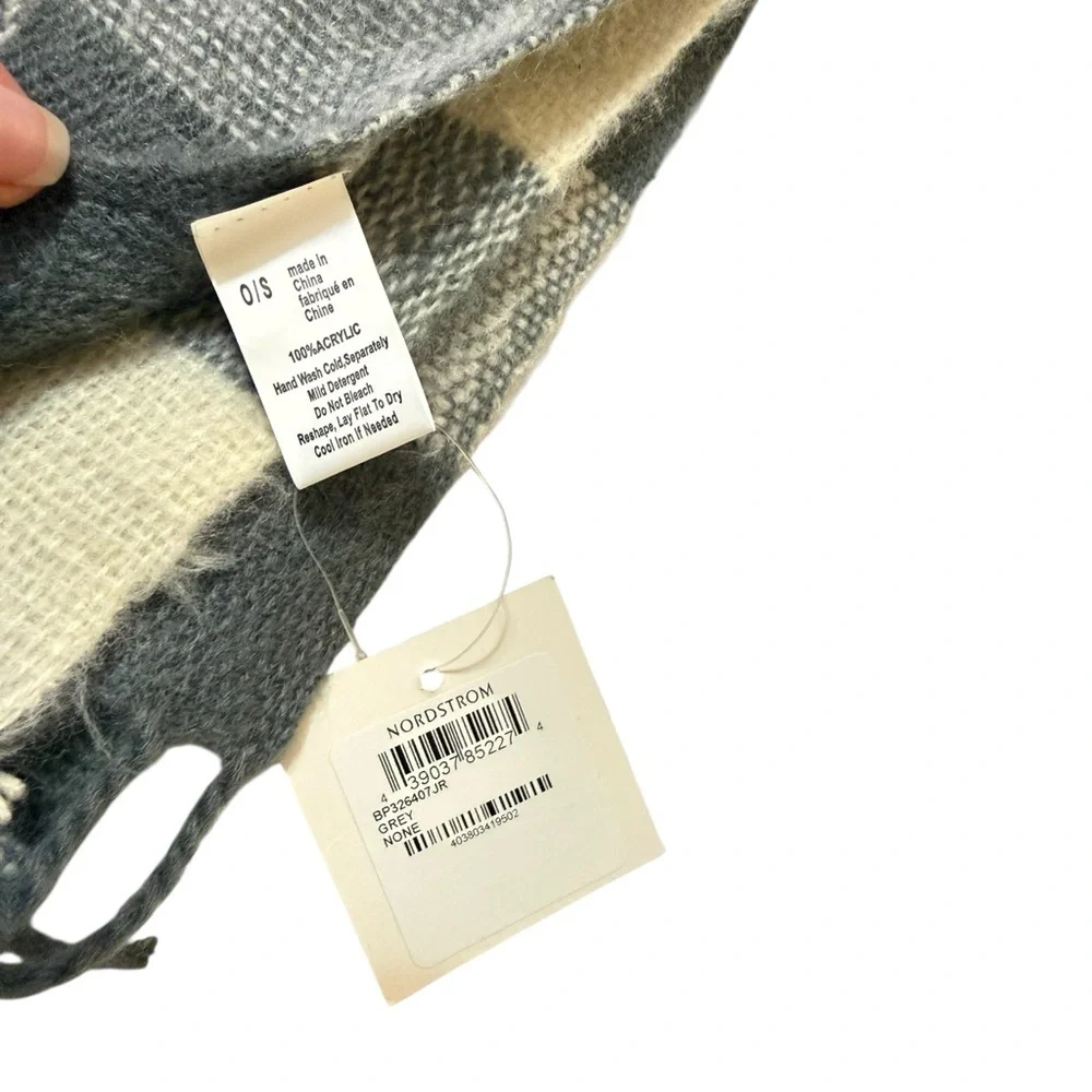 Nordstrom Checkered Oversized Scarf